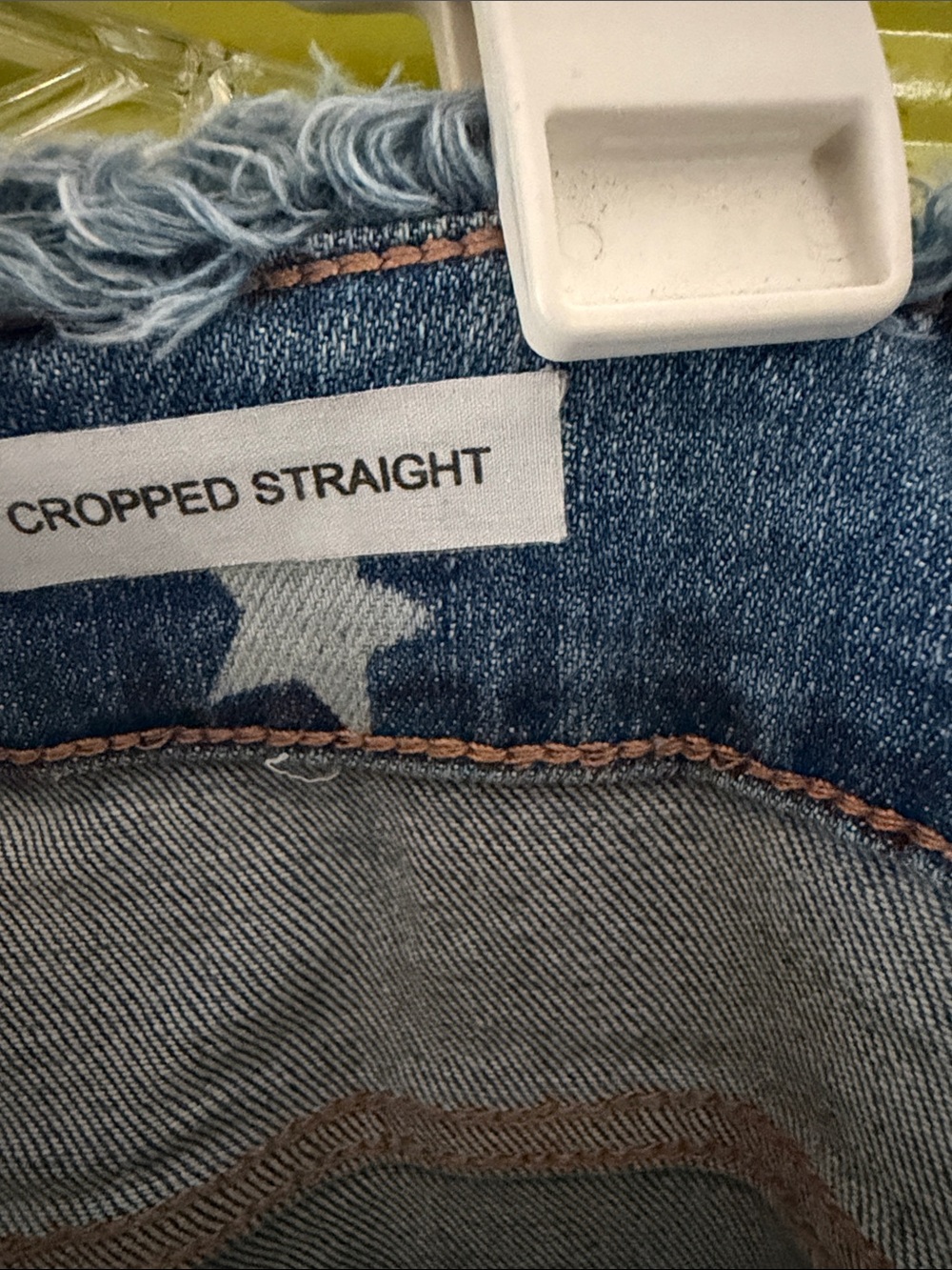 Judy Blue Light Blue Star Print Cropped Jeans - Picture 3 of 8
